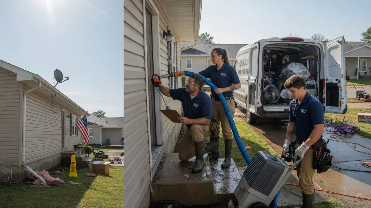 Ceiling Water Damage Restoration in Moscow, OH near me